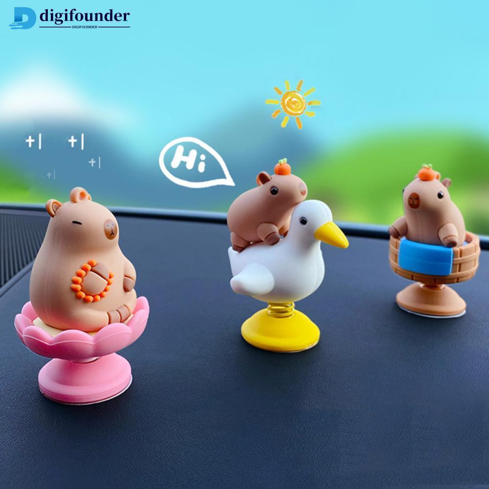 DIGIFOUNDER น่ารัก Healing สัตว์รถตกแต่งภายในเครื่องประดับอะนิเมะ Auto ภายในคอนโซลกลางแดชบอร์ดตกแต่ง