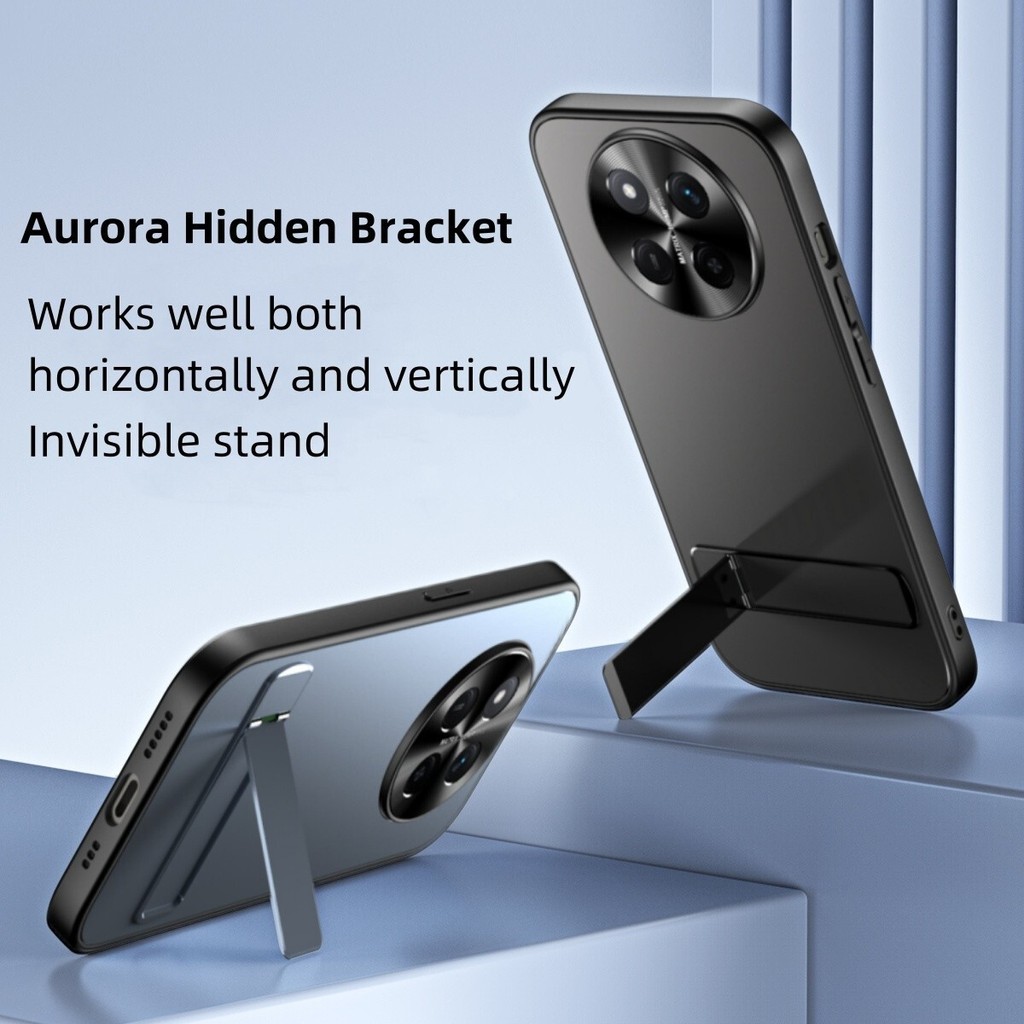 สําหรับเคสโทรศัพท์ Honor X50 X60i X60 Pro Aurora พร้อมขาตั้งที่มองไม่เห็น