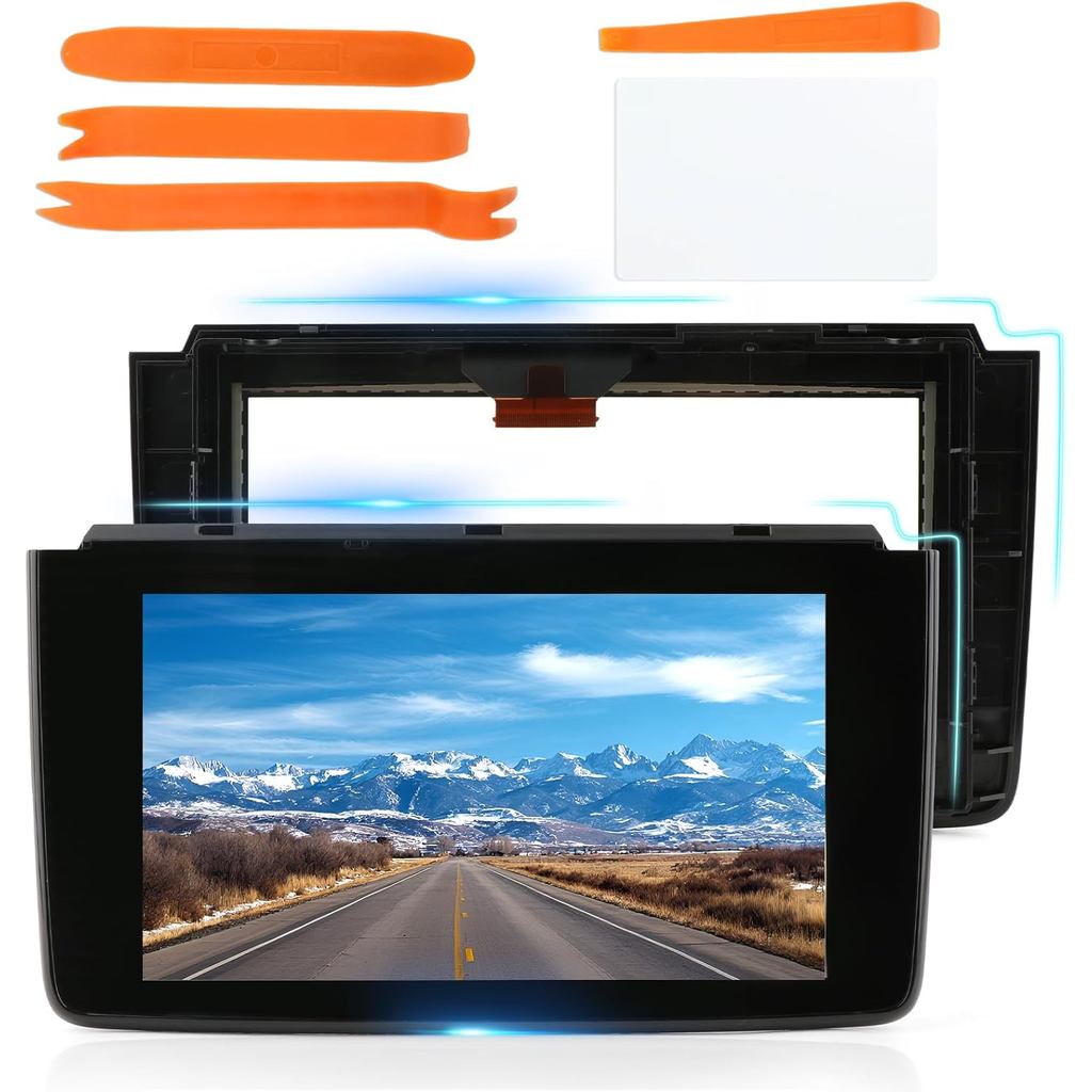 8 นิ้วกระจกสําหรับ Mazda CX9 CX-9 2016 2017 2018 2019 รถ Touch Screen Digitizer เปลี่ยนหมายเลข TK49-