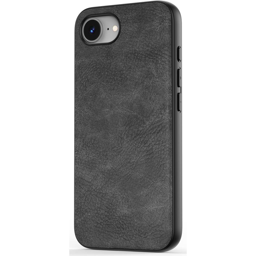 SALAWAT for iPhone 16e Case Slim PU Leather Vintage Shockproof Phone Cover Lightweight Premium Soft 