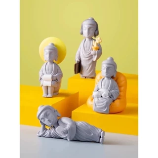 พร้อมส่ง🇹🇭 MTA. Amitofo fo了u Buddhist Trendy Art Toy Blind Box（กด6ชิ้น=1box）
