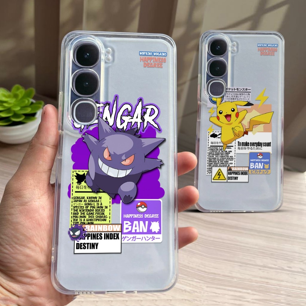 HP Continuous Softcase สําหรับ Vivo Y21D V60 Lite Y38 V30 Pro V29 การ์ตูน Motif เคสโทรศัพท์ - KT49