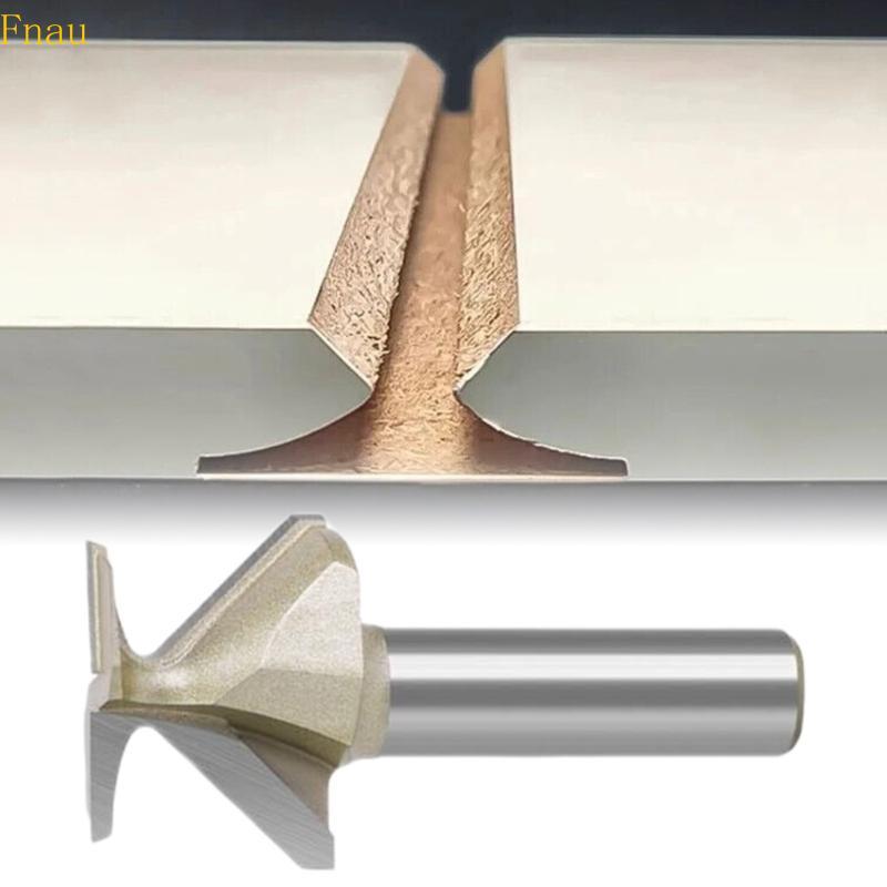 Fnau 8 30 50 Router Bit Arcs Slot Milling Tip สําหรับช่างมืออาชีพและผู้ผลิตชิ้นส่วนสีทองที่แม่นยํา