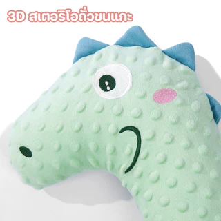 ตุ๊กตา ตุ๊กตาเด็ก ตุ๊กตานอนหลับ ผ้ากำมะหยี่ 3D ใยสังเคราะห์ PP มาพร้อมยางกัด หมอนกอด