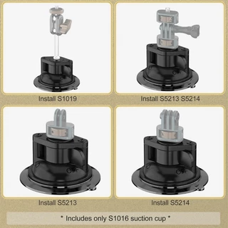 EZR ซิลิโคนดูดถ้วยฐาน Featuring 1 4 นิ้วสกรู Mount สําหรับ Adhesion ที่แข็งแกร่ง