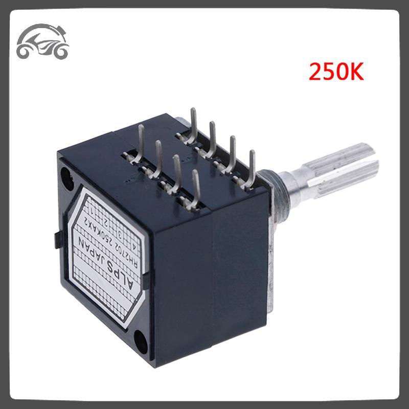 [8C11] 1 PC potentiometer 250K log alps แอมป์เสียงหม้อควบคุมระดับเสียงสเตอริโอพร้อมความดัง [8C]