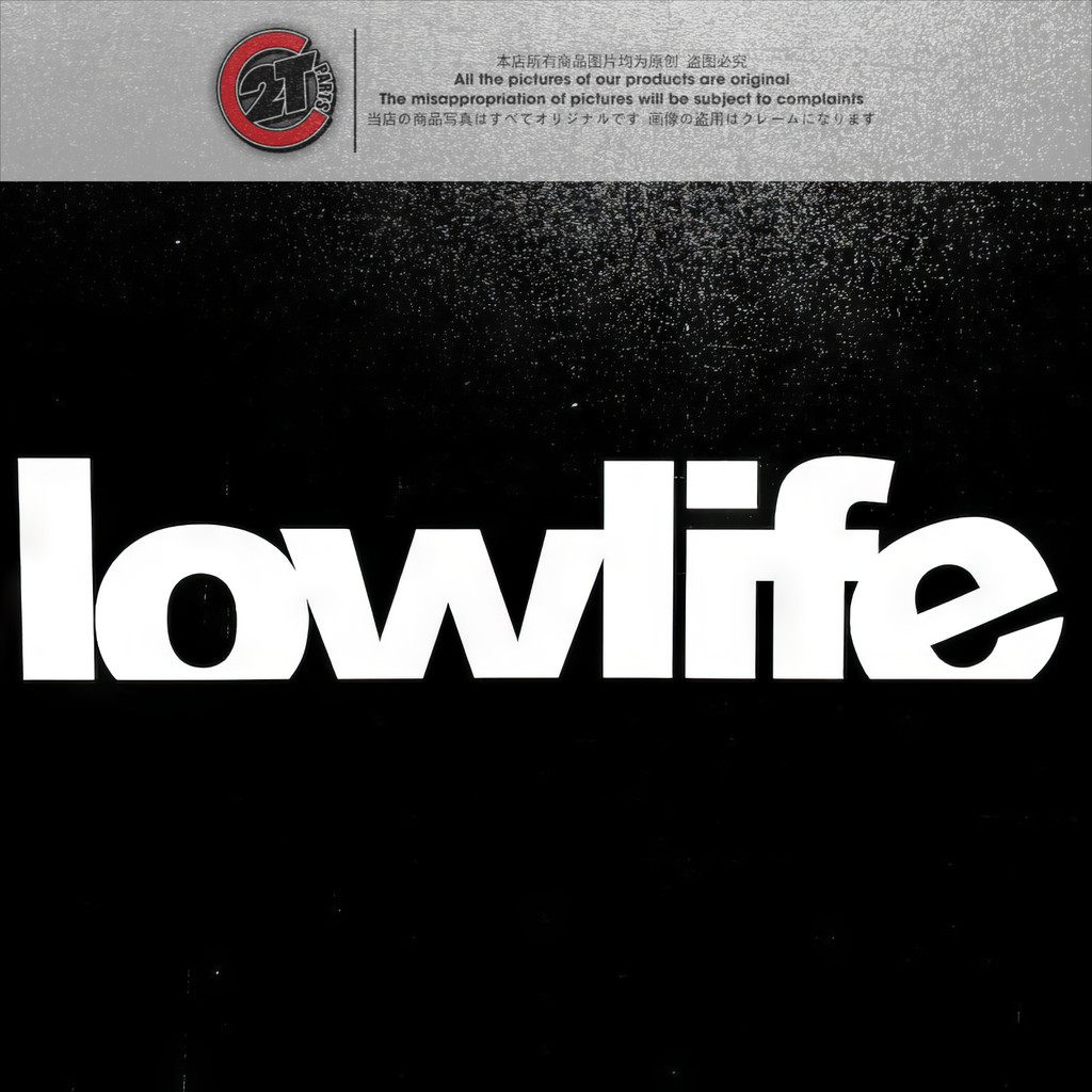 LOWLIFE Decal Sticker - สติ๊กเกอร์ติดกระจกคนขับ - สติ๊กเกอร์ติดกระจกหลัง - สติ๊กเกอร์ติดกระจกรอง - T