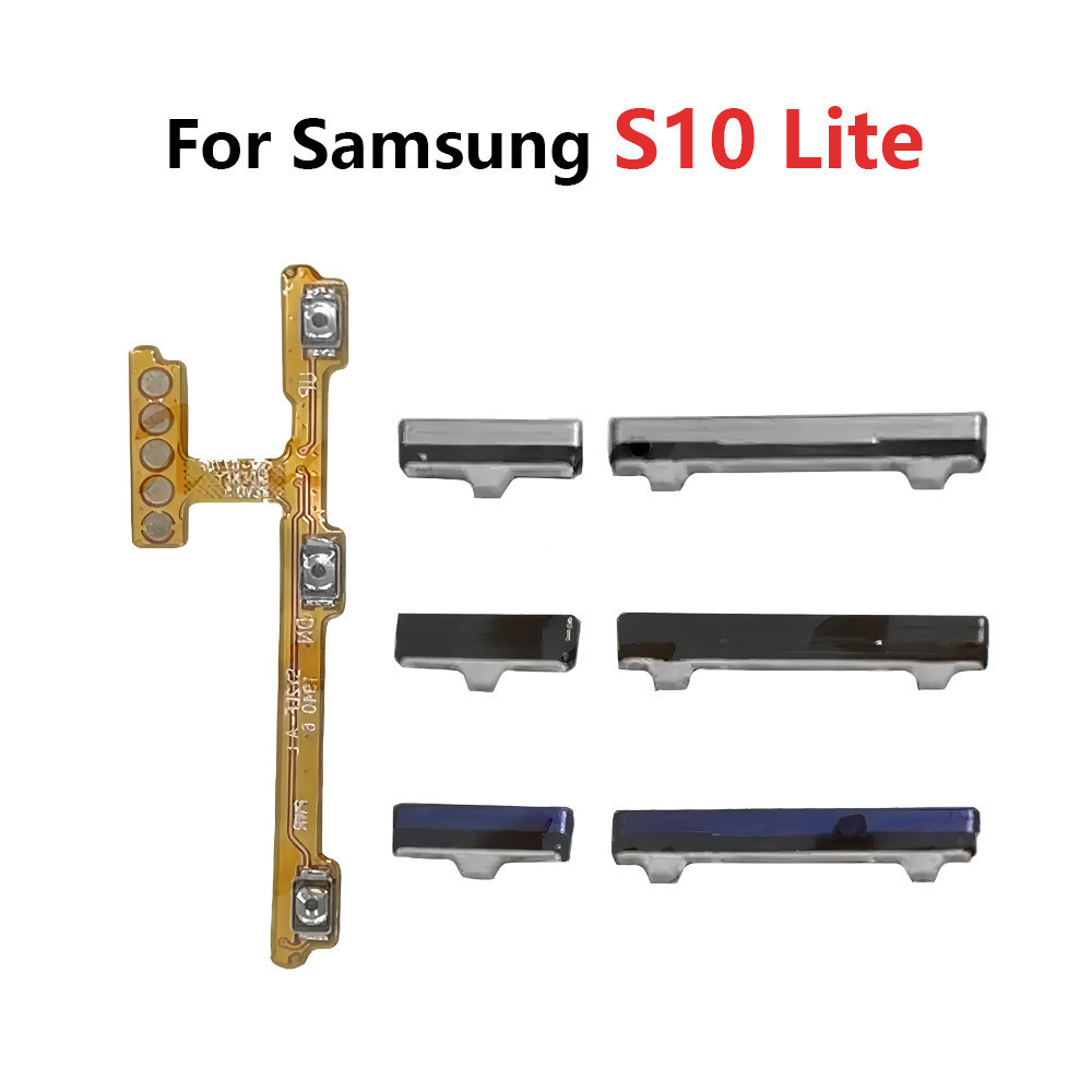 สําหรับ Samsung Galaxy S10 Lite เปิดไฟปุ่มปรับระดับเสียงปุ่ม Flex Cable
