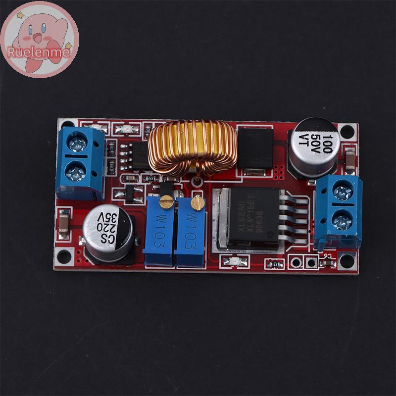 ถูกต้อง XL4015 5A DC-DC ปรับ Buck Converter 4-38V ถึง 1.25-36V ขั้นตอนลงชาร์จบอร์ด Led Power Convert
