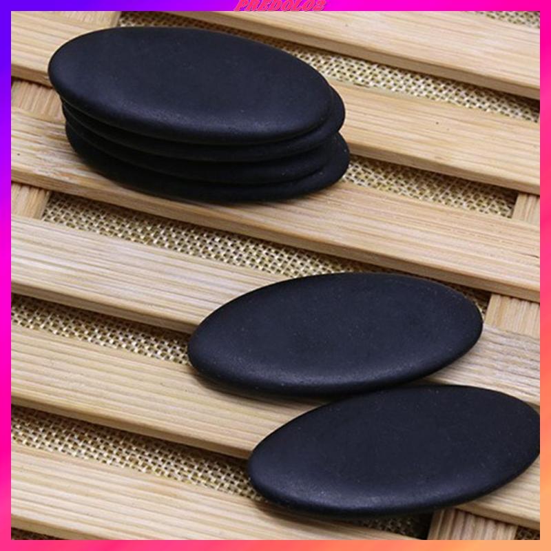 [Predolo2] 8X, Health Fitness Black Hot Energy Stones Great for Spas, Massage ,