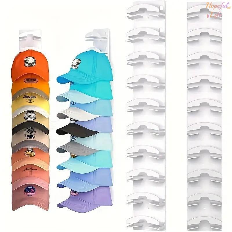 [HLS] 10-Grid ชั้นวางหมวกติดผนังประหยัดพื้นที่หมวกและผ้าเช็ดตัวจัดเก็บใหม่