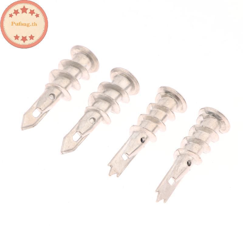 PUFANG 10 ชิ้นสังกะสีโลหะผสมเหล็ก Self-Drill Anchor 13*41 มิลลิเมตร Plasterboard Drywall Anchor Holl