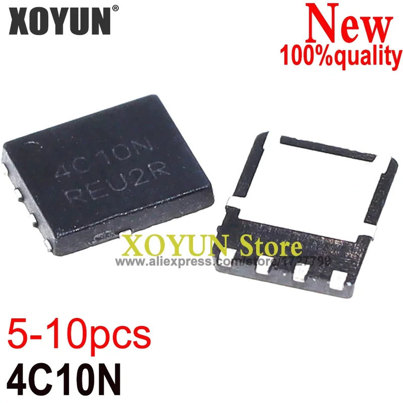 (5-10 ชิ้น) NTMFS4C10NT1G NTMFS4C10N 4C10N QFN8 ชิป ic ในสต็อก E9K0