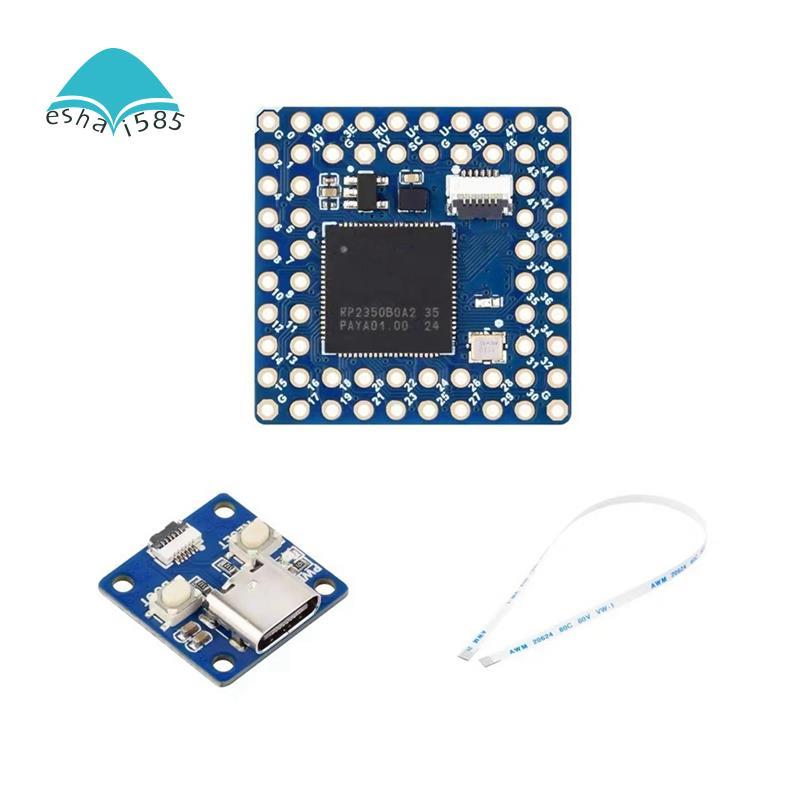 Eshai585For RP2350 Core2350B Core Board 2MB Dual-Core Dual Architecture 0MB/2MB/8MB PSRAM พร้อมอะแดป