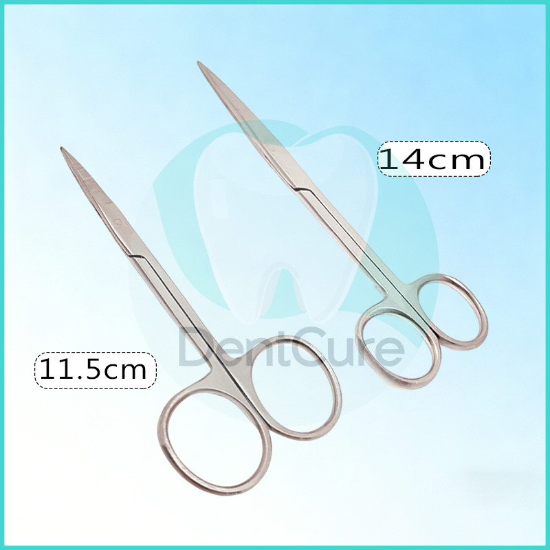 กรรไกรตรงสแตนเลสศัลยกรรม ทันตกรรมและจักษุ/Dental Surgical Scissors Straight Scissor