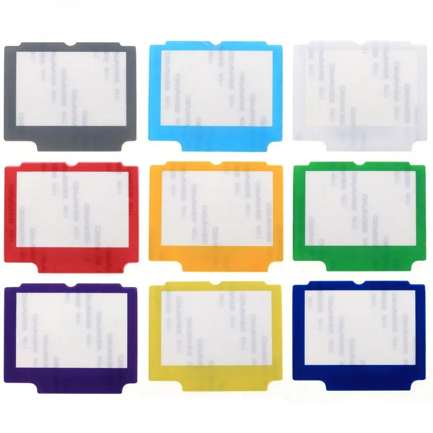 1 ชิ้นพลาสติกกระจกหน้าจอเลนส์เปลี่ยนสําหรับ Gameboy Advance SP GBA SP ป้องกันหน้าจอ LCD