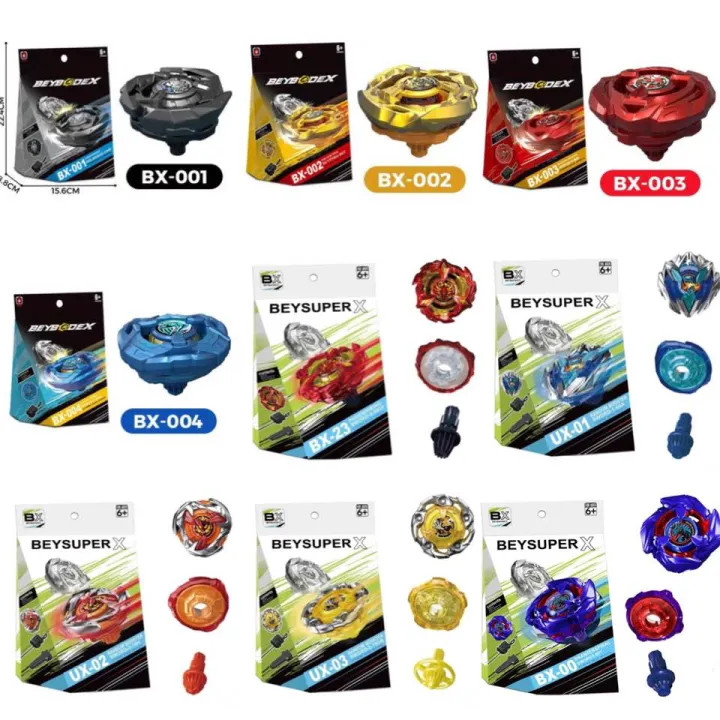 Beyblade BeyBlade พร้อมตัวเปิดและสายดึง รุ่น TOPGYGO X ตัวเครื่องโลหะทั้งตัว Beyblade X BX-01 BX00-0