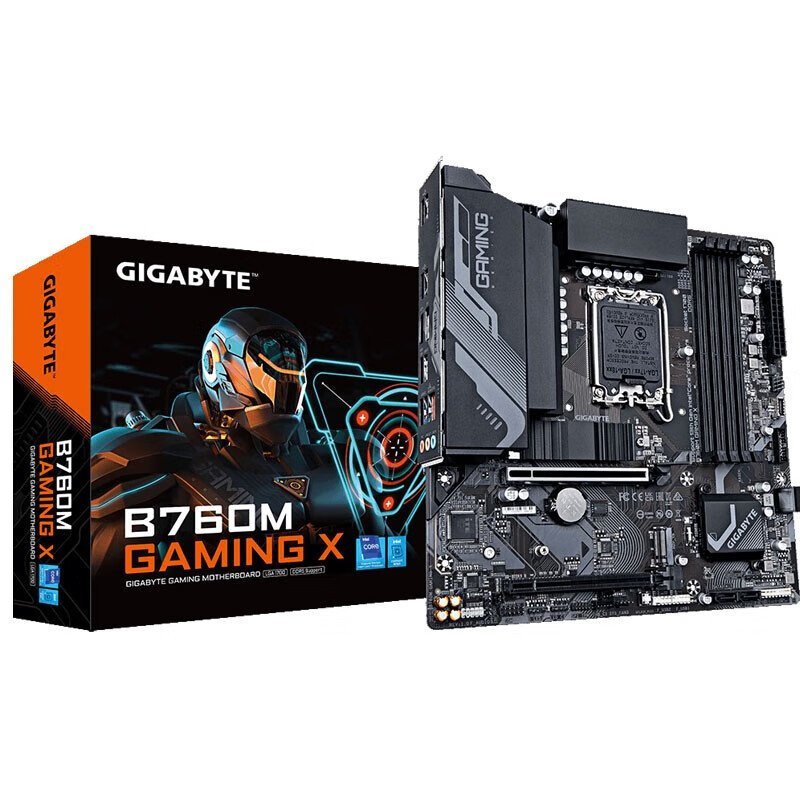 Gigabyte B760M GAMING X DDR5 เมนบอร์ดเกมคอมพิวเตอร์เหมาะสําหรับ 12/13 รุ่น CPU 13400F