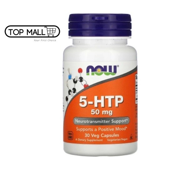 NOW Foods, 5-HTP, 50 mg, 30 Veg Capsules/90 Veg Capsules/180 Veg Capsules