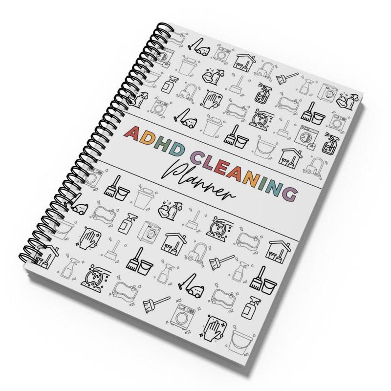 ADHDCleaningandOrganizingToolkit,Weekly&Monthly&AnnualCleaningChecklistNotebook,ทําความสะอาดในครัวเร