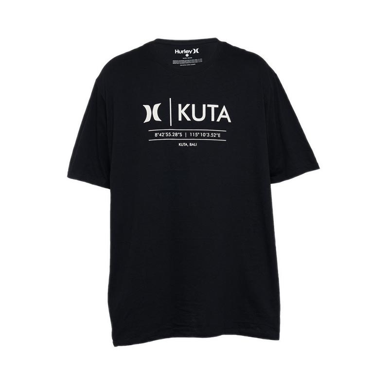Hurley Mens Kuta Ic Tee (XXL) - สีดํา