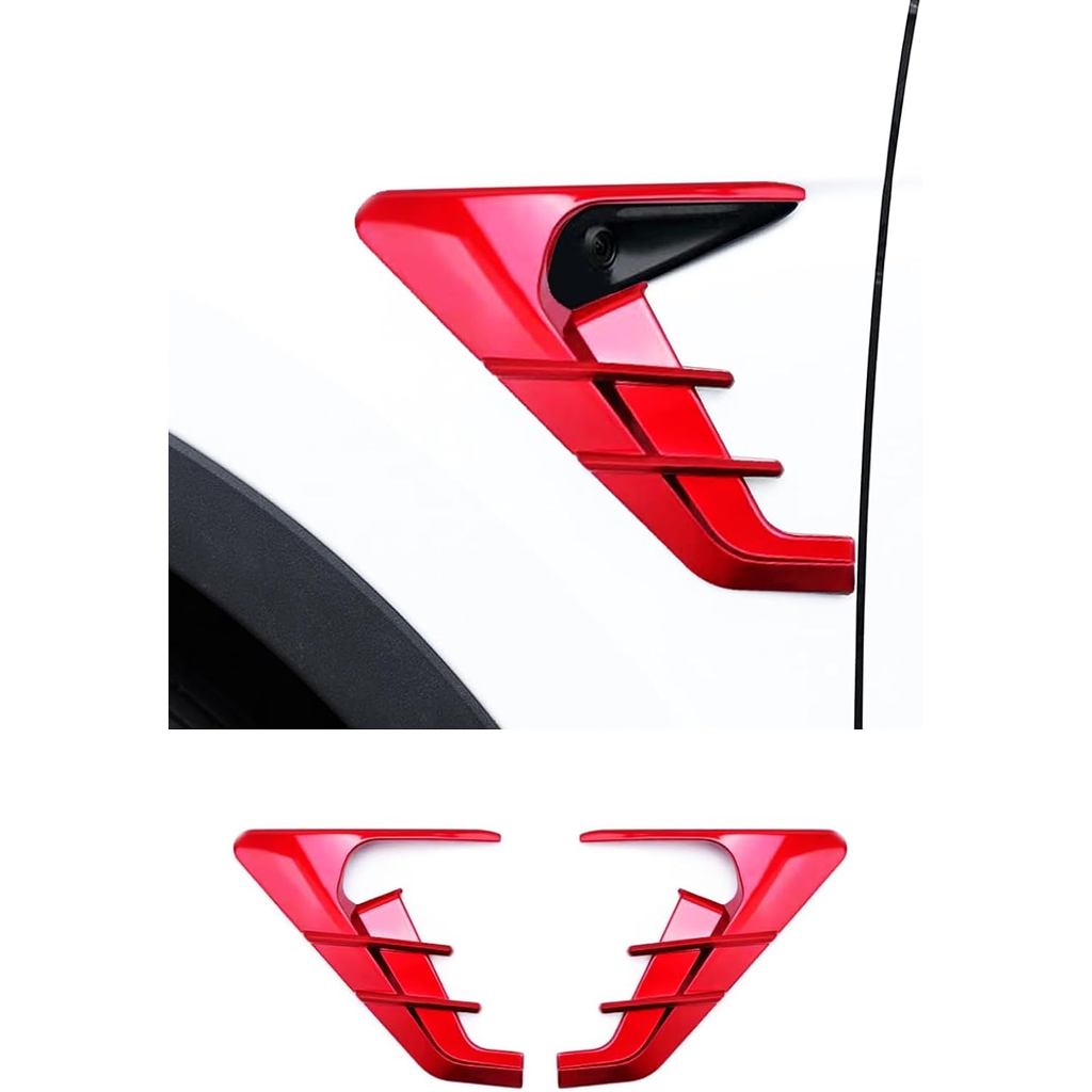 YHDSEA สําหรับ 2025 2024 Tesla รุ่น Y HW4.0 ด้านข้างกล้องตัวบ่งชี้ฝาครอบป้องกันอุปกรณ์ตกแต่ง fit สํา