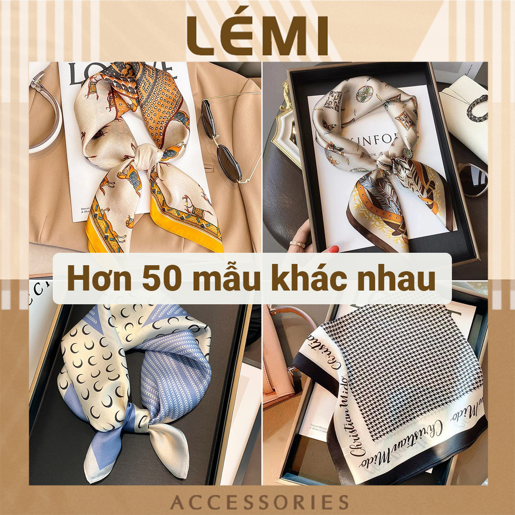 ผ้าพันคอผ้าไหมสี่เหลี่ยม 70 ผ้าโพกหัว Badana ผ้าพันคอผูกผมผ้าพันคอ Tie Office อเนกประสงค์ผ้าไหมเงา L