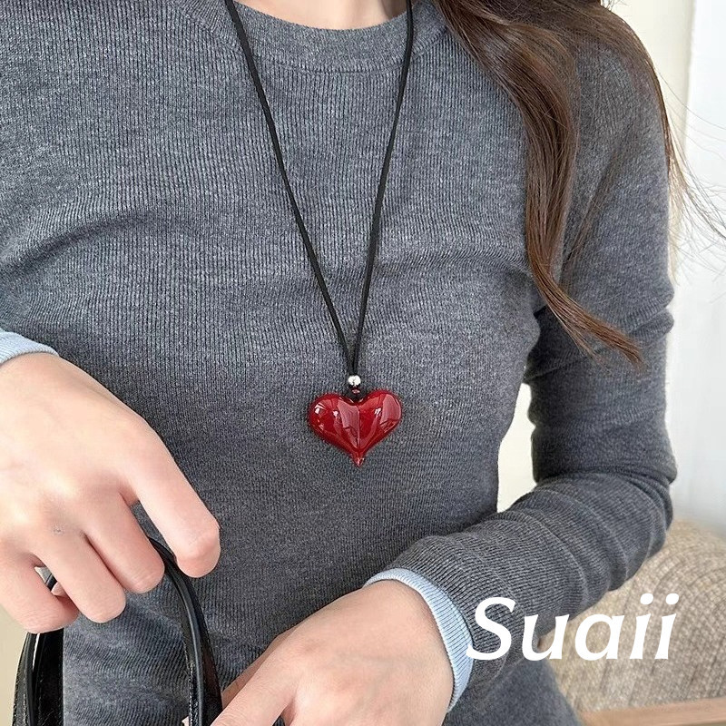 [Custom] สร้อยคอยาว 3D Design รูปทรงต่างๆสไตล์ลําลอง Versatil เหมาะสําหรับทุกโอกาส A547