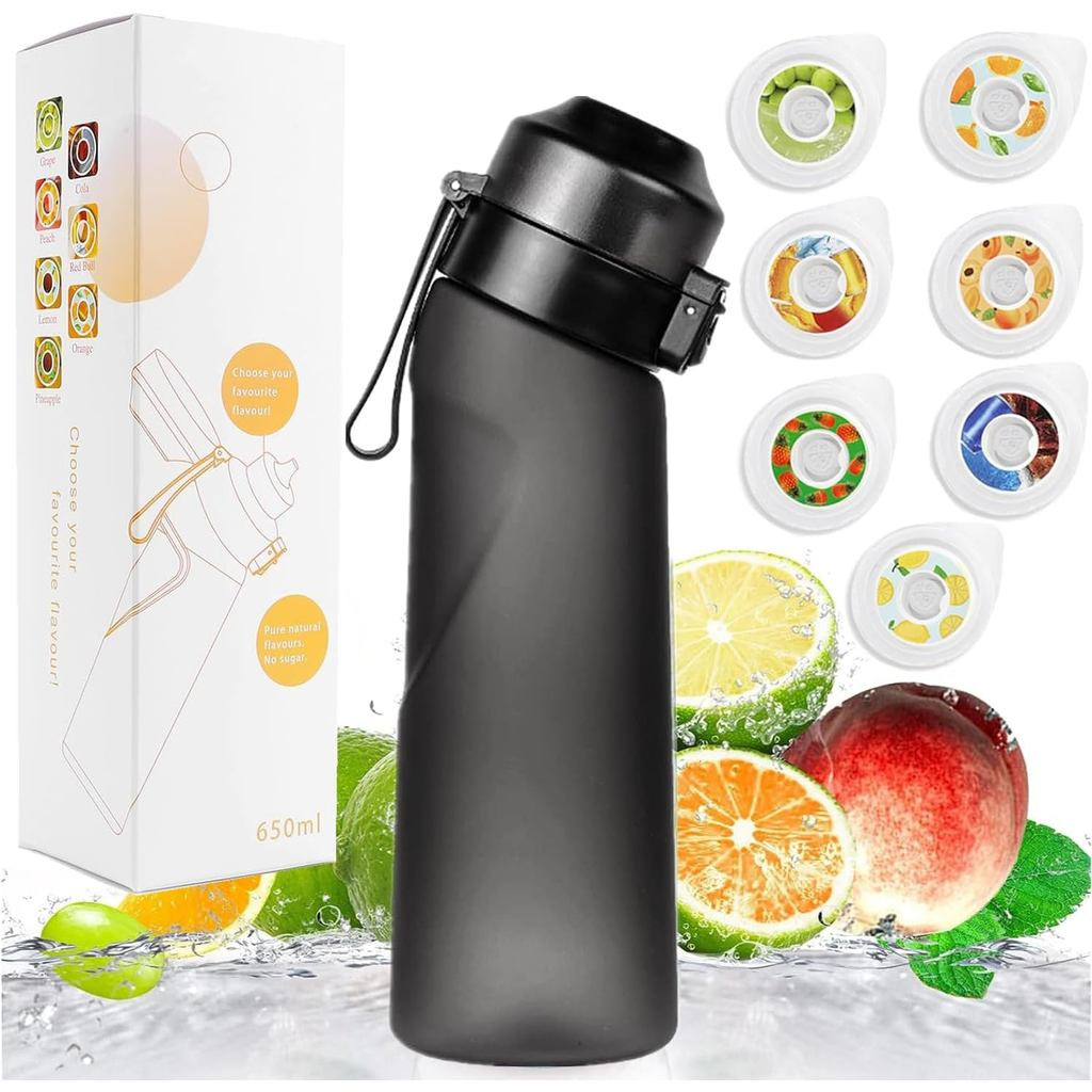 ขวดน้ำ Air Up 650ml ขวดน้ำปรุงรส กลิ่นผลไม้ เปลี่ยนกลิ่นได้ ใช้วงหอมเกรดอาหาร วัสดุ Tritan ปลอดภัย BPA Free