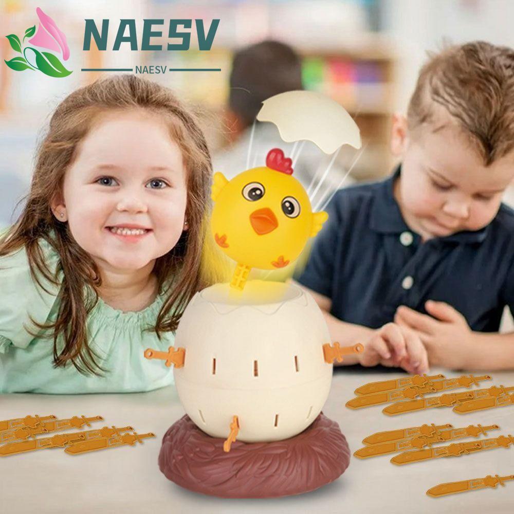 NAESV Pirate Barrel แปลกน่ารักเดสก์ท็อปของเล่นไก่ลักษณะ Gadget Roulette Barrel เกมเด็กของขวัญเกมหวย