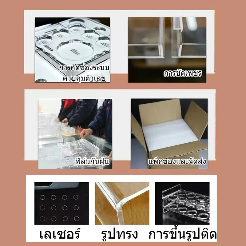 【COD】แผ่นอะคริลิคใส 10mm 30*30 30*60cm ฝาหน้าตู้ลำโพง *แผ่นที่ตัดออกมากว้างยาวอาจขึ้นลง0.1ซม - รูปที่ 4