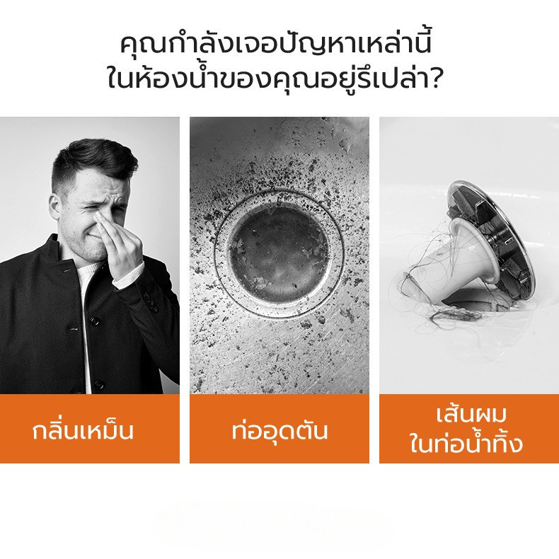 S00050 ดักเศษอาหาร แผ่นใหญ่ใช้กับอ่างล้างหน้า อ่างล้างจาน ท่อระบายน้ำ unomma - รูปที่ 3