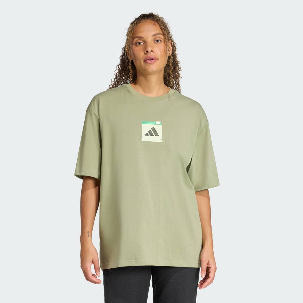 adidas Hiking TERREX TRAIL MIX GRAPHIC T-SHIRT Women Green KB9629