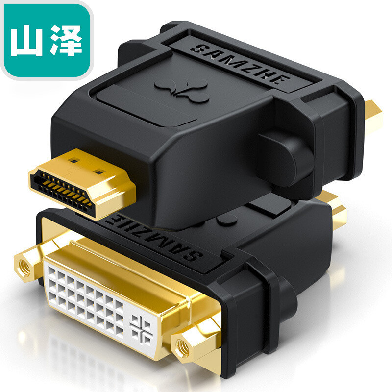 แอปแดปเตอร์ DVI เปลี่ยน HDMI สแนปช์ DVI24+1/24+5 สำหรับกราห์ฟิคการ์ดเชื่อมทีวี แบรนด์ Shan ซ รุ่น ZH
