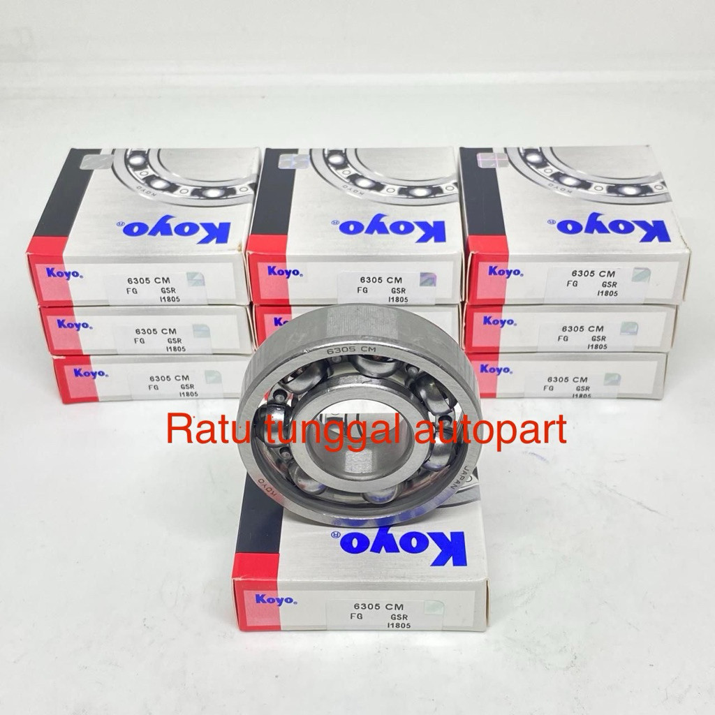 แบร์ริ่ง 6305 ซม. KOYO 6305ซม. เพื่อเรียนรู้พร้อมฝาปิด
