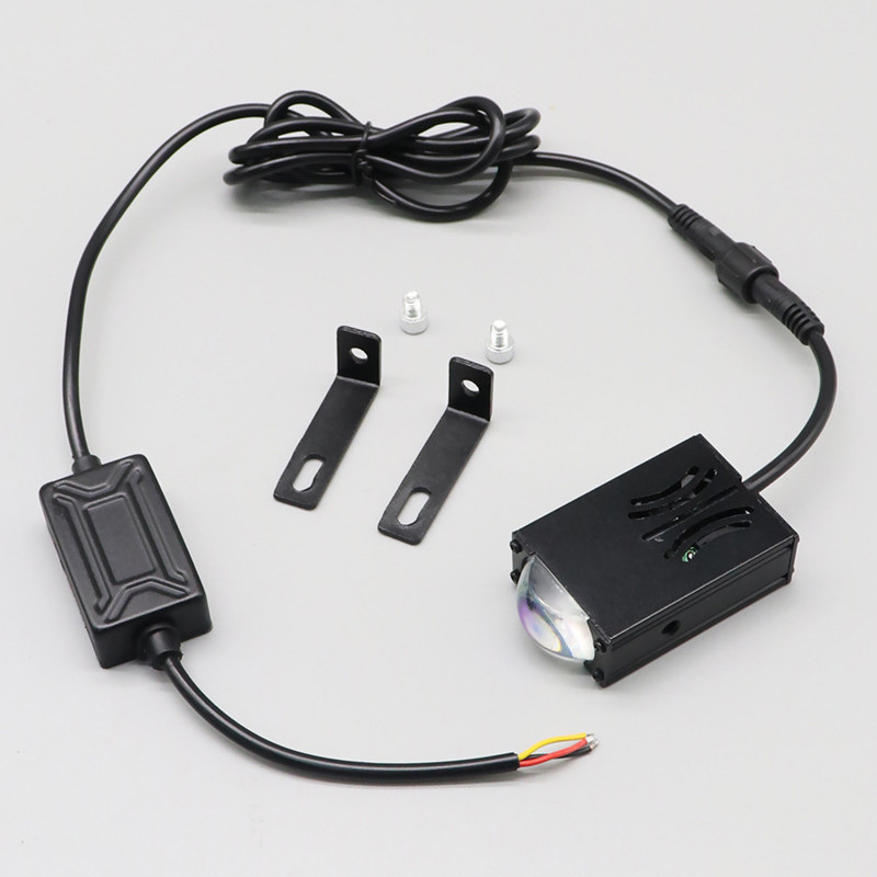 กระจังหน้าตรงกลางรถเซ็นเตอร์ไลท์ไฟ LED รถยนต์รถจักรยานยนต์สองสปอร์ตไลท์สีโคมไฟ LED ไฟสปอร์ตไลท์แอลอีดีมอเตอร์ไซด์สากล - รูปที่ 5