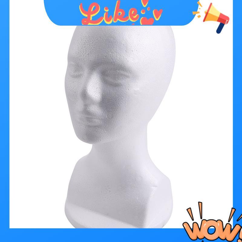 [Promote M]Mannequin Foam Head Model Glasses Hat Wig Display Stand