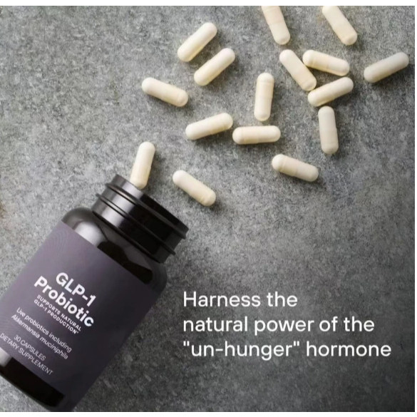 GLP-1 โปรไบโอติก 30 แคปซูล - 500M AFU Multi-Strain Probiotic + พรีไบโอติก รองรับตามธรรมชาติ GLP-1 Pr