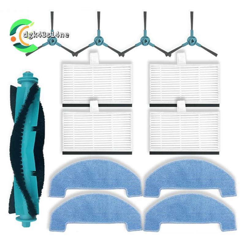 [ขายร้อน D4]สําหรับ Q8 / Q8Max, E10, D10, T10 Lite ชิ้นส่วนสูญญากาศหลักแปรงด้านข้าง Hepa Filter Mop 