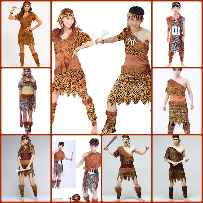 🔥 ชุดมนุษย์ถ้ำ ชุดมนุษย์หิน ชุดคนป่า ชุดชนเผ่า ชุดอินเดียนแดง ชุดเมาคลีล่าสัตว์ cp88.4/cp88.6/cp88.5