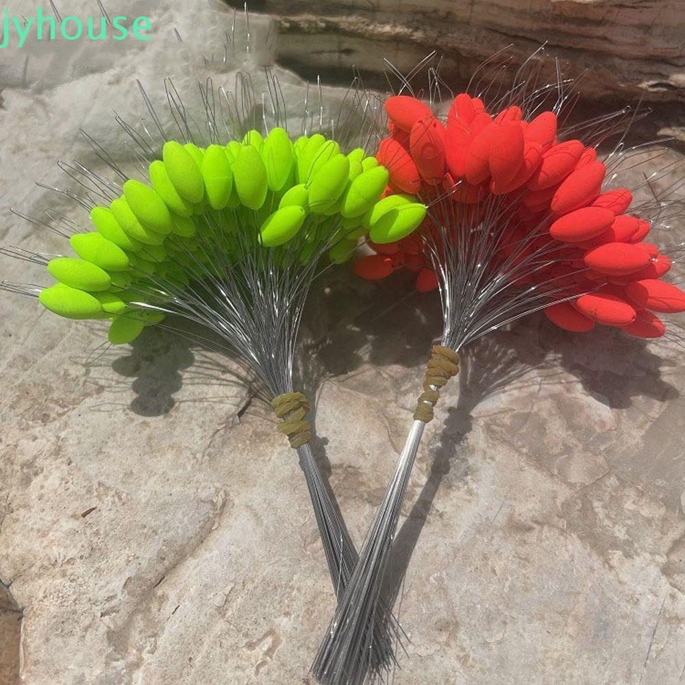 JYHOUSE ตกปลารูปไข่ลอยตกปลาเครื่องมือตกปลา Stopper Fishing Floater Connector ตกปลาการแข่งขันตกปลา Bo