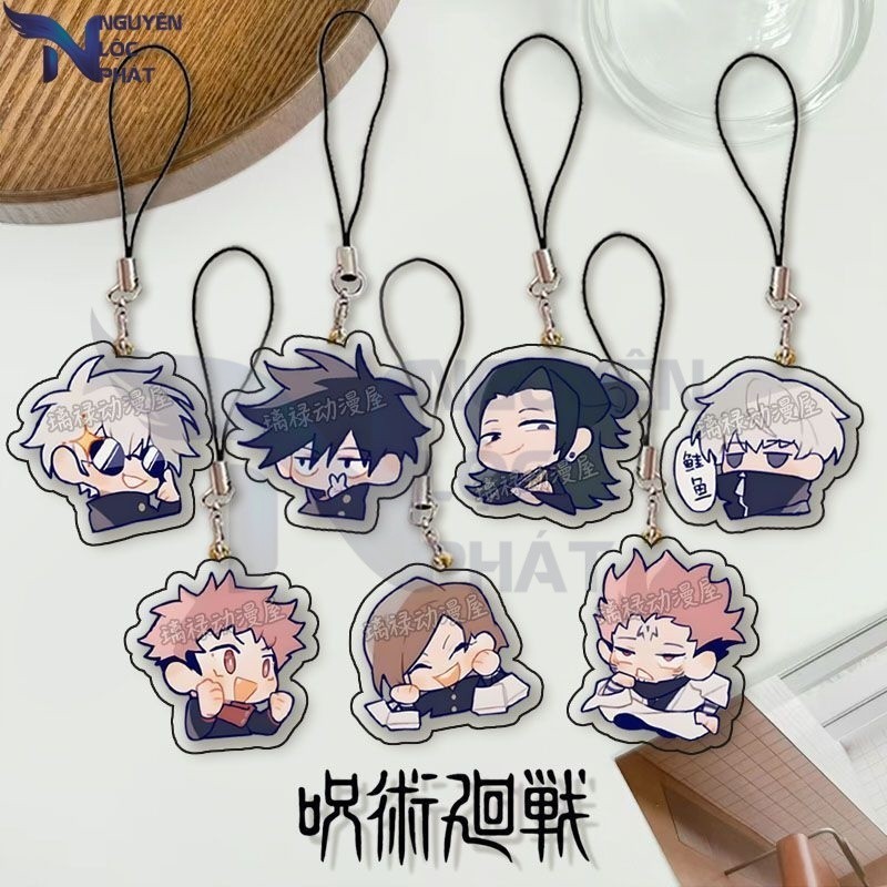 NLP Jujutsu kaisen เคสโทรศัพท์อะคริลิคลายการ์ตูน gojo satoru geto suguru น่ารัก nlp