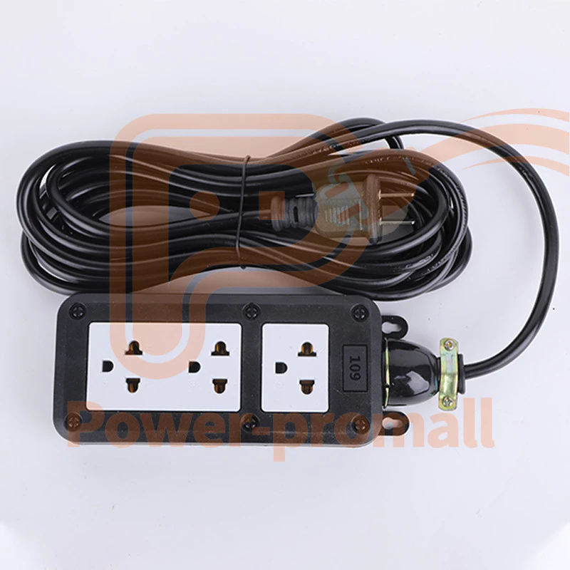 ปลั๊กพ่วง ปลั๊กไฟสนาม VCT 2x2.5 ปลั๊กไฟสนาม บล็อกยาง 5/10/20/30เมตร เต้ารับมีกราวด์ รองรับไฟสูงสุด 2500W thumbnail 3