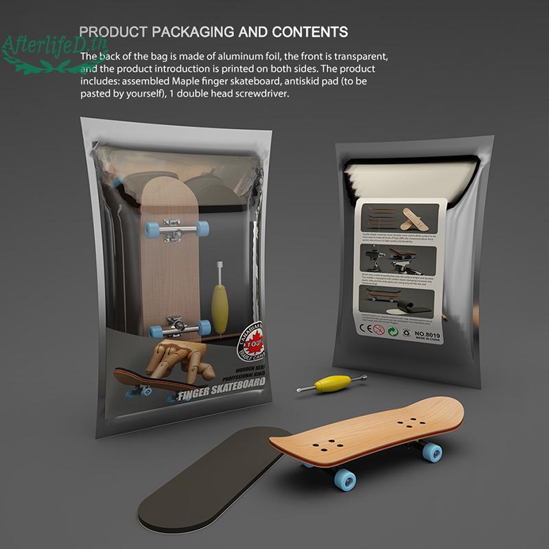 AF 1 ชุดนิ้วมือ SkateBoard ไม้ Fingerboard Stents นิ้วชุดสเก็ตแปลกเด็กคริสต์มาสของขวัญปริศนา A