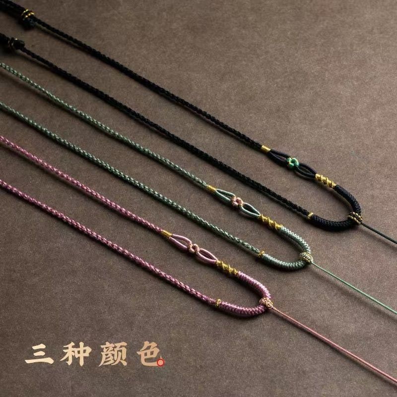 สร้อยคอจี้หยกสำหรับผู้หญิง สายโซ่บาง สไตล์ไฮเอนด์ NFG25