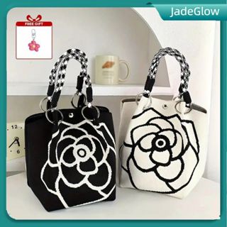 【สต๊อกพร้อม】 [COD] [COD] 【ของขวัญฟรี】กระเป๋าถือผู้หญิง ลายถั…