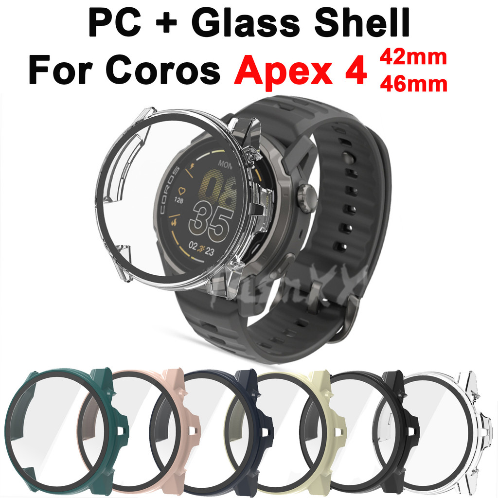 ตัวป้องกันหน้าจอ Hard PC Watch Shell สําหรับ Coros Watch Pace 4 smartwatch Full Cover โปร่งใสฟิล์มกระจกนิรภัยกันกระแทก