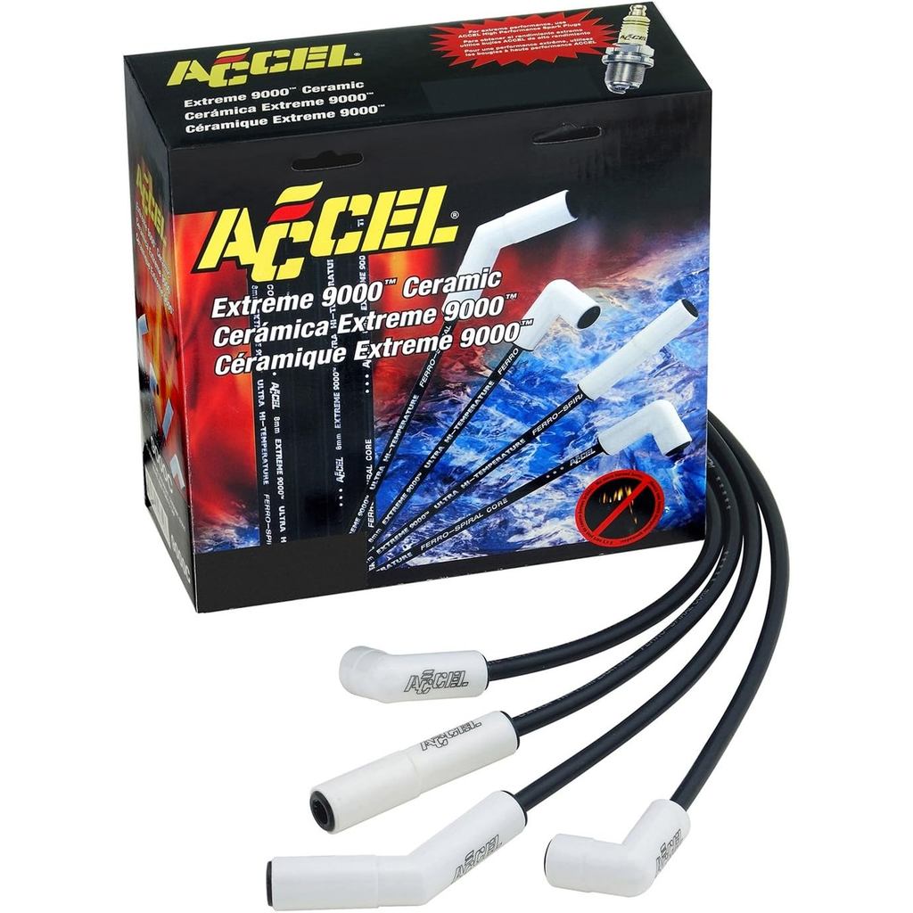 ACCEL 9013C Extreme 9000 ชุดสายไฟหัวเทียน บูทเซรามิก