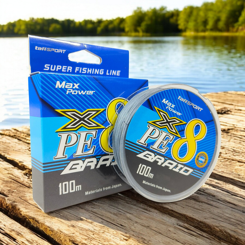 TISERA - TaffiSPORT PE 8 สายตกปลาถัก 100M 0.8 - X8