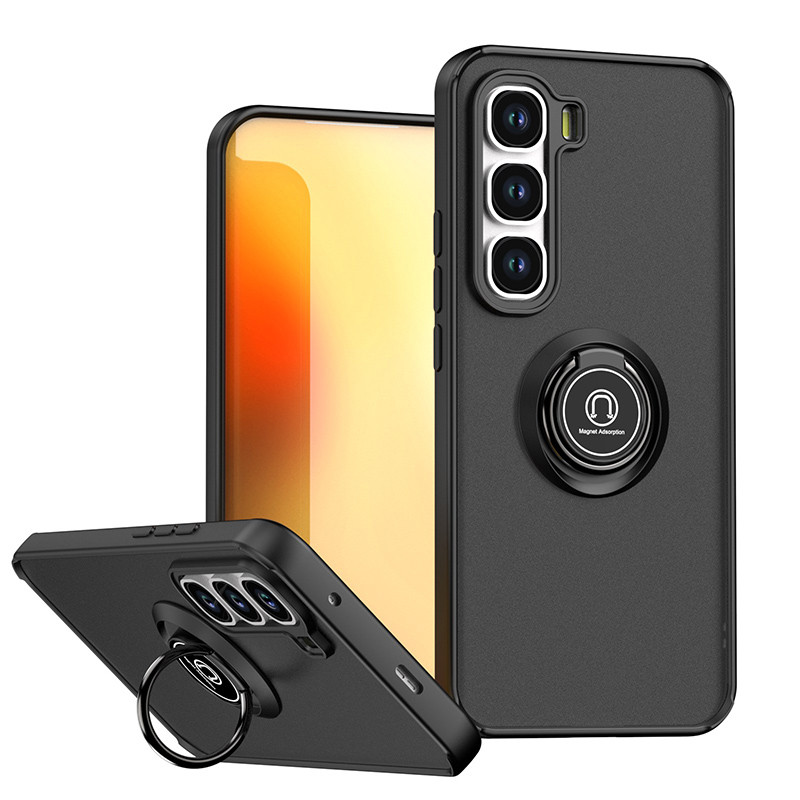 สําหรับ Infinix Hot 60 Pro+ X6886 เกราะกันกระแทกแหวนขาตั้งป้องกันฝาหลัง